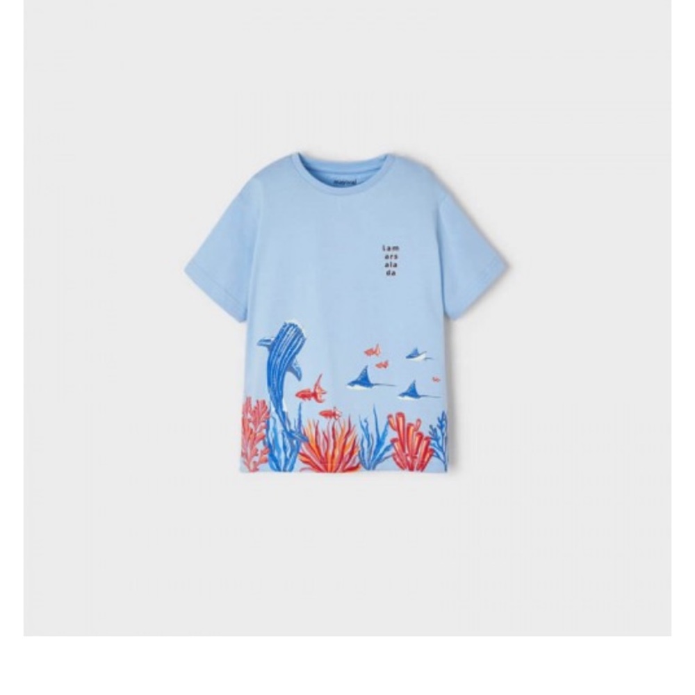 NWT Mayoral 2T Tee w/seascape (front and back)